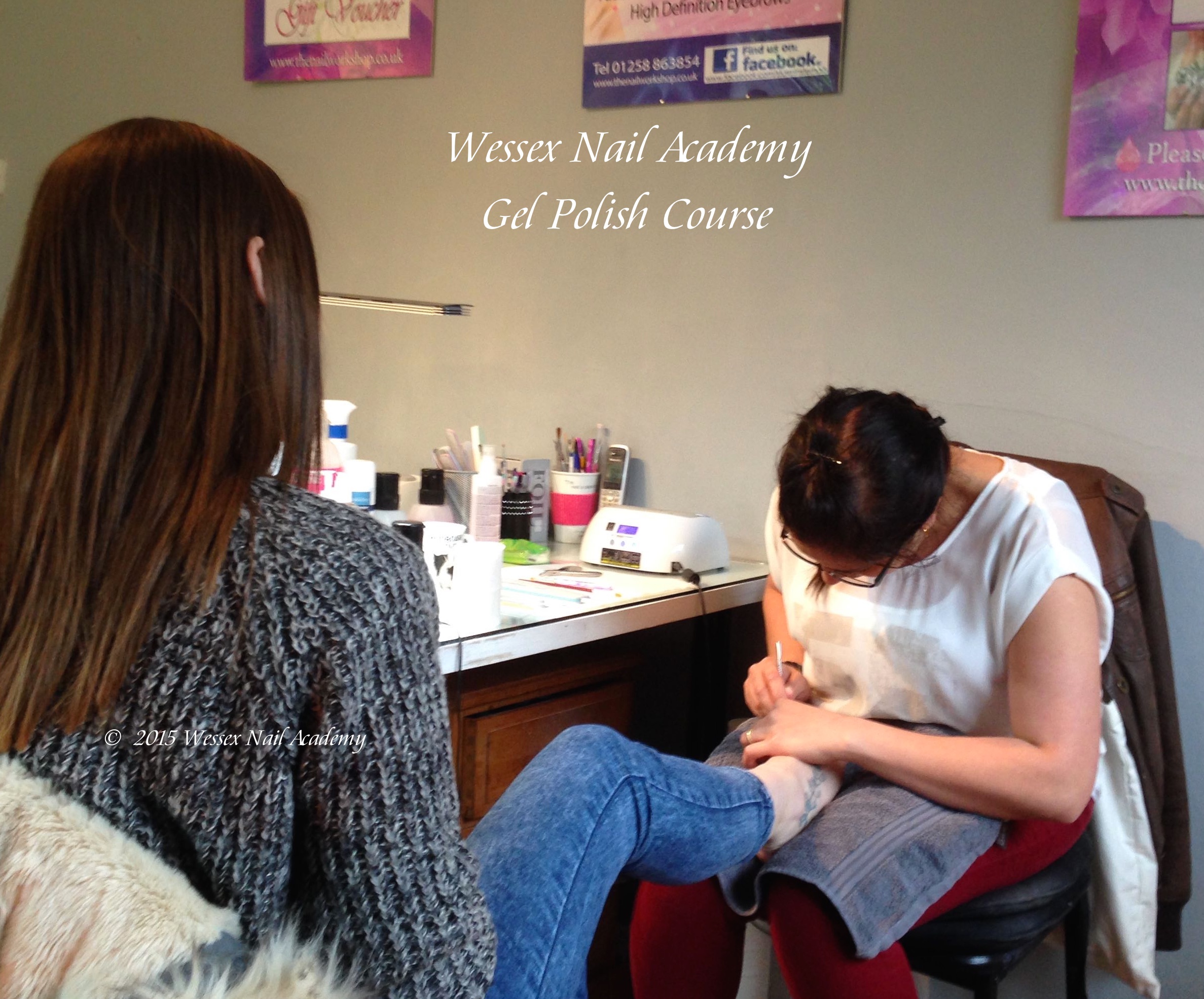 Gel Polish Beginners Manicure and Pedicure Courses, Nail extension training, nail training course, Wessex Nail Academy Okeford Fitzpaine, Dorset